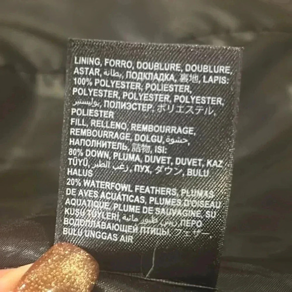 Bebe Quilted Puffer Down Filled Hooded Jacket Women’s Size XS Black - Picture 7 of 11